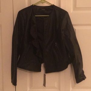 Zara ruffle jacket
